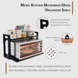Load image into Gallery viewer, Wall Mount Metal Microwave Stand