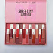 Load image into Gallery viewer, Maybelline super stay ink matte lip set