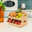 Load image into Gallery viewer, Set Bamboo Storage Bin, Pantry Organization
