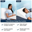 Load image into Gallery viewer, Ultimate Triangle Bed Wedge plus cushion Pillow