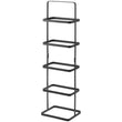 Load image into Gallery viewer, Multi-functional Tower 5 Pair Shoe Rack - Black