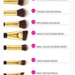 Load image into Gallery viewer, Bh cosmetics sculpt and blend 10 pcs brush set