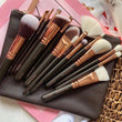 Load image into Gallery viewer, Zoeva 15pcs brown brush set