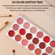 Load image into Gallery viewer, MISS ROSE NEW 18 COLORS LIPSTICK PALETTE