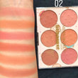 Load image into Gallery viewer, 6 Color Miss Rose Blush Palette