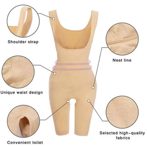 LADIES IMPORTED HIGH QUALITY PURE COTTON FULL BODY SHAPER