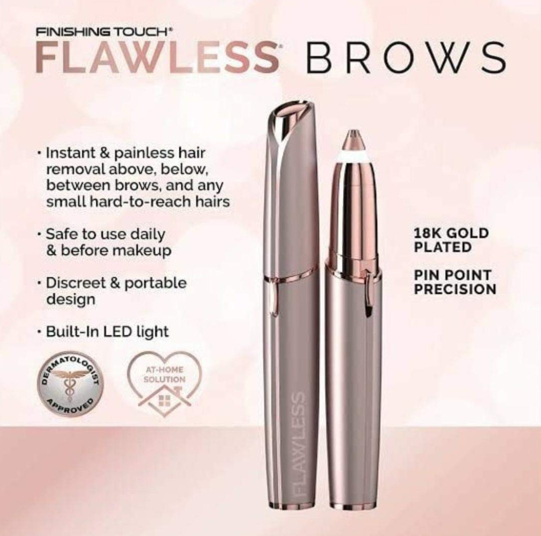 Flawless brows facial rechargeable machine