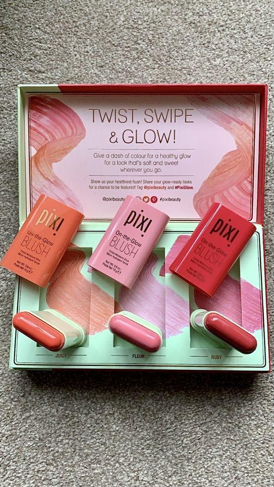 Pixi on the glow blush pack of 3