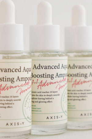 AXIS-Y Hydration & Barrier Repair Duo – Advanced Aqua Boosting Ampoule & Artichoke Intensive Skin Barrier Ampoule | 2-Piece Skincare Set