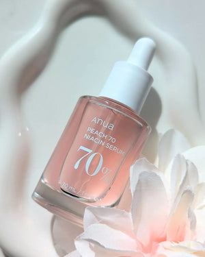 Anua Peach Glow Duo – 70 Niacin Serum (30ml) & 77 Niacin Essence Toner (250ml) | 2-Piece Skincare Set