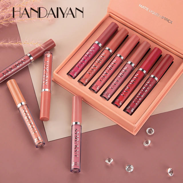 Handaiyan 6 Colors Box Liquid Matte Lipstick