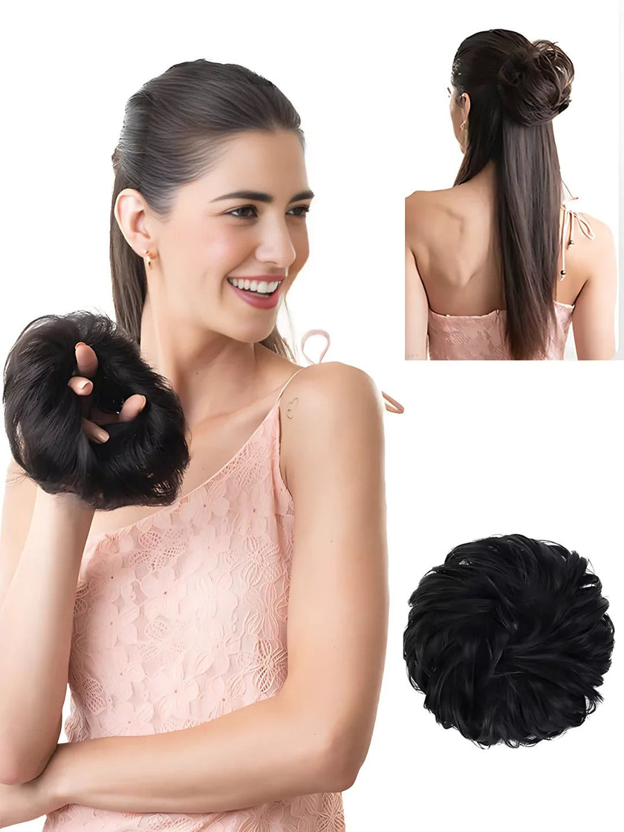 PREMIUM MESSY BUN HAIR SCRUNCHIES