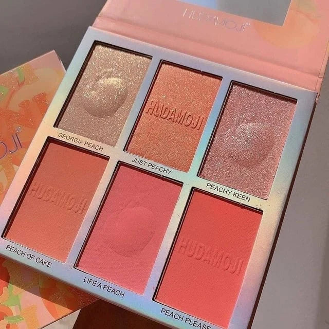 Huda bellini blush and highlighter palette