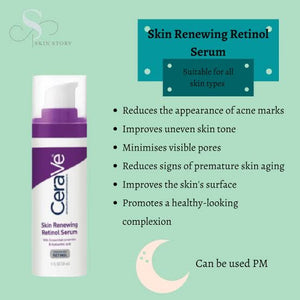 CeraVe skin renewing & resurfacing retinol serums
