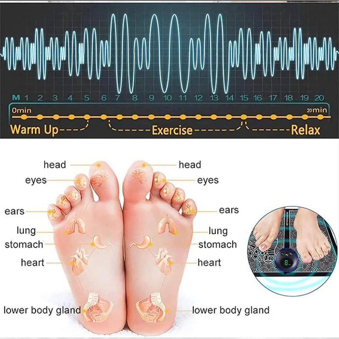 Ems foot massager