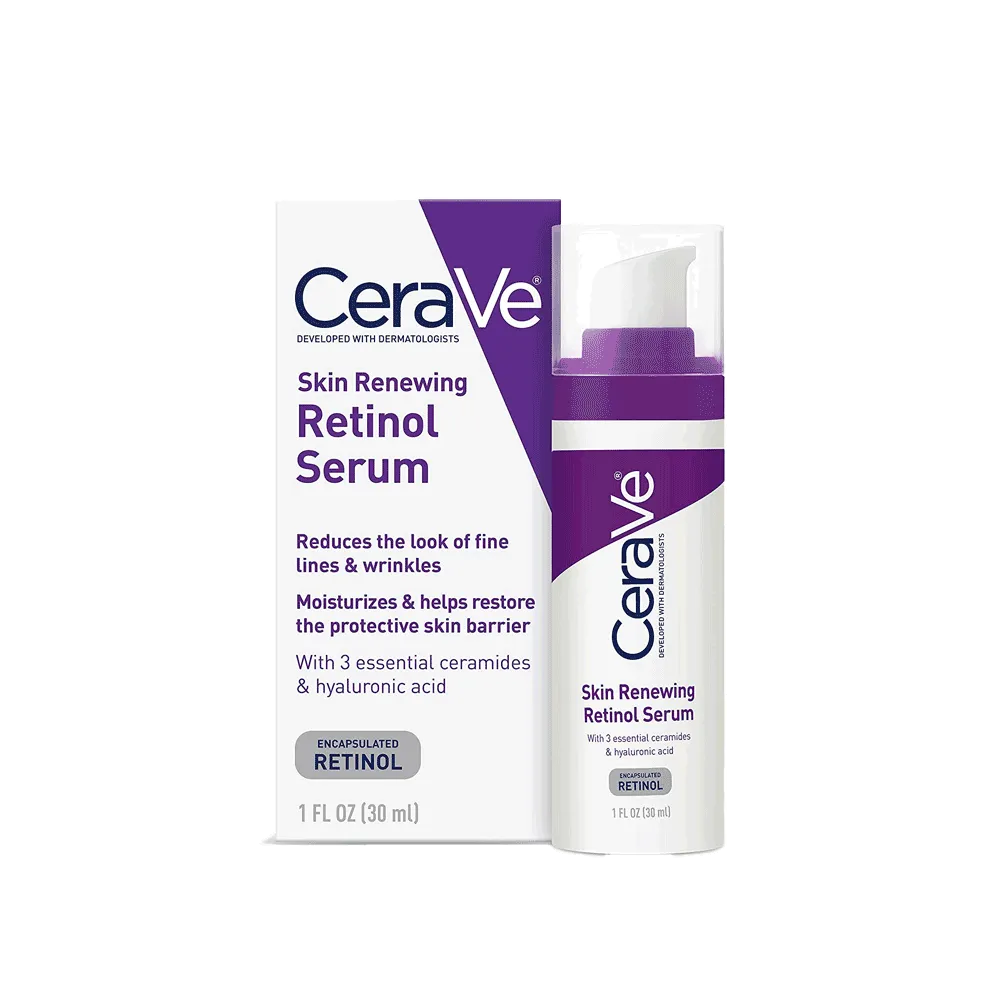 CeraVe skin renewing & resurfacing retinol serums