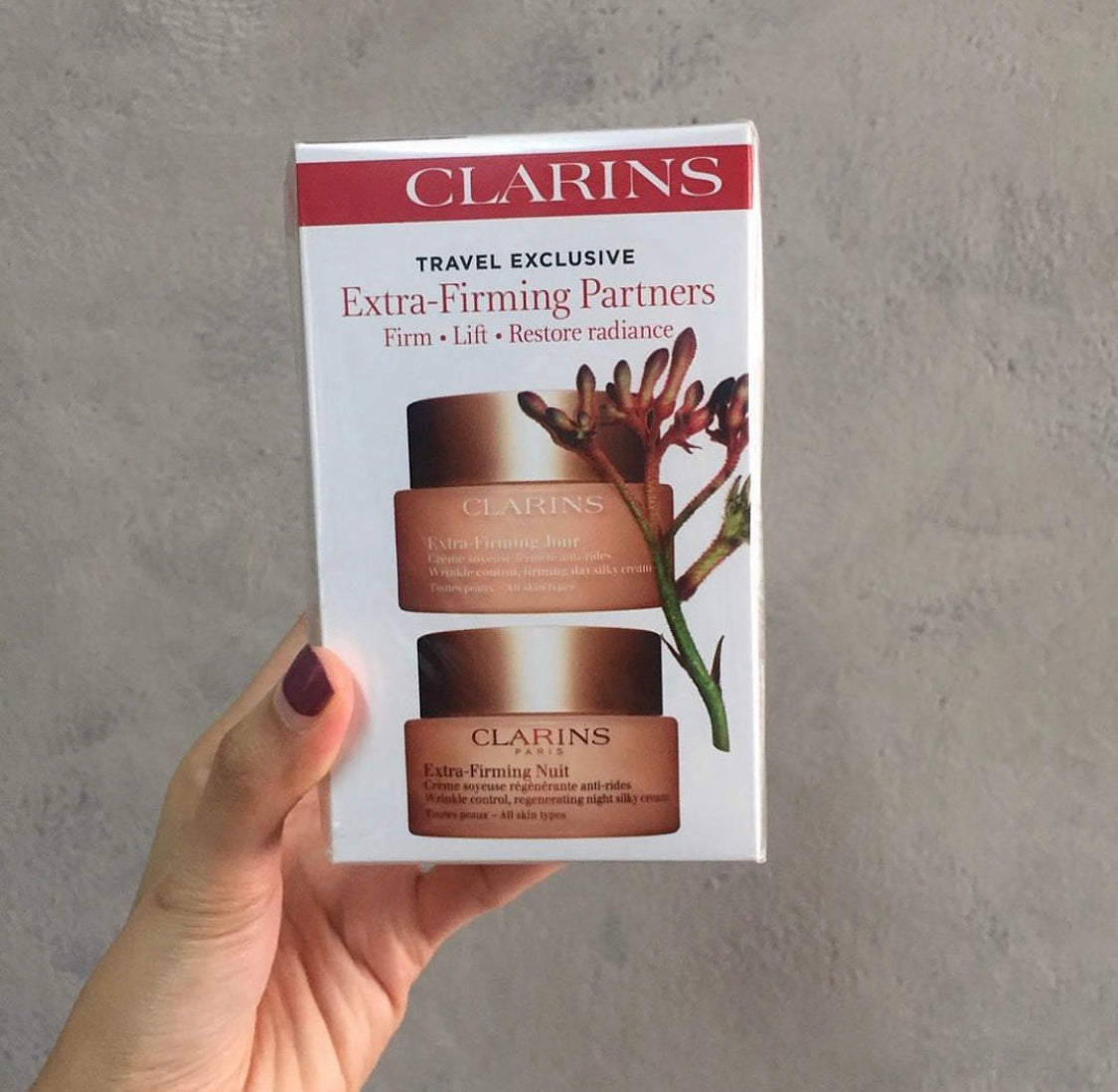 Clarins extra firming partners pack of 2