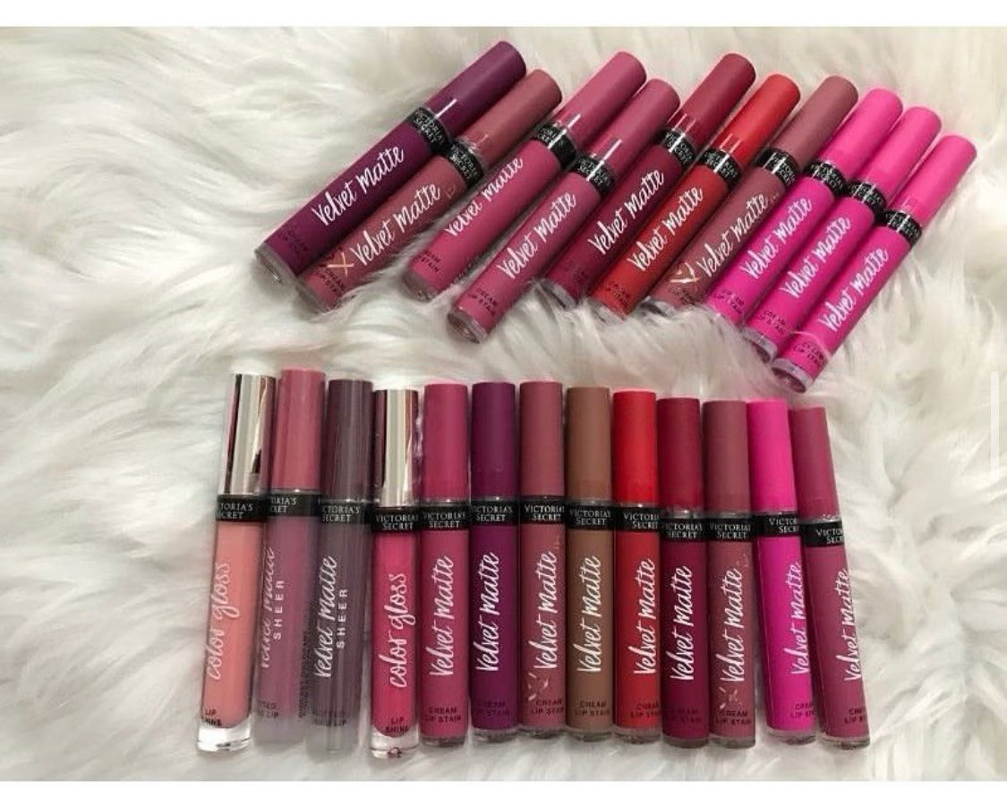 Victoria secret velvet matte lip set