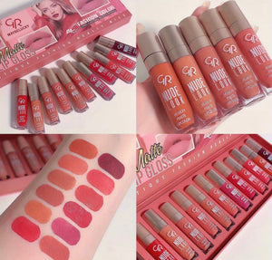 CR matte lipgloss set