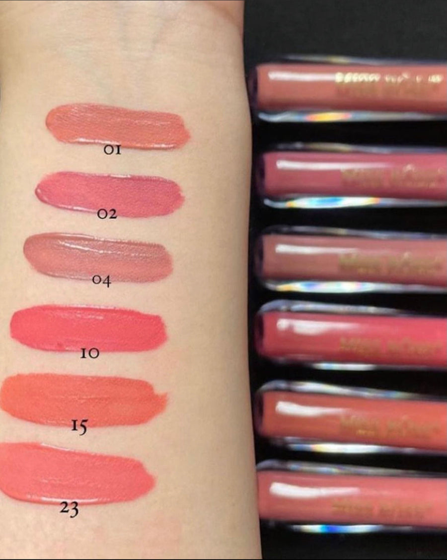 Miss rose nude lipgloss set