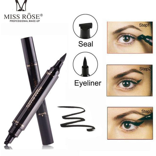 Miss Rose Eye Liner Marker With Wings Stamp