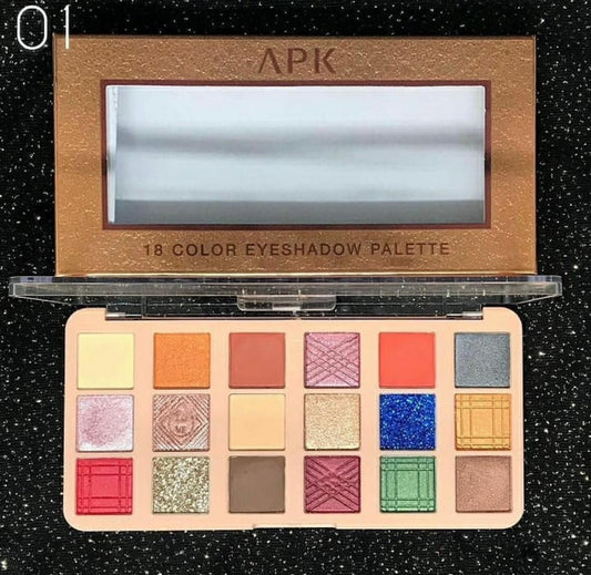 Apk 18 color eyeshadow palette