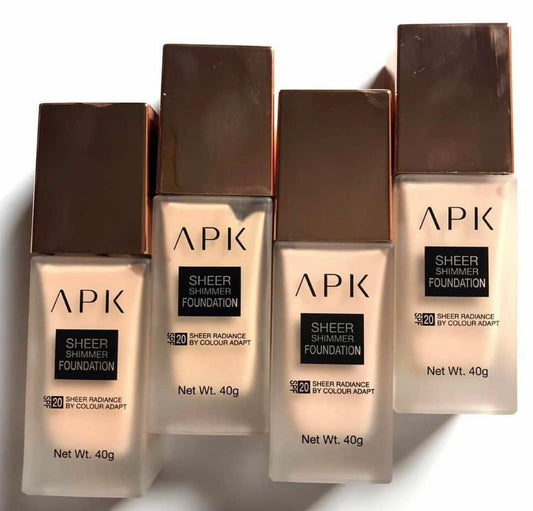 APK sheer shimmer foundation