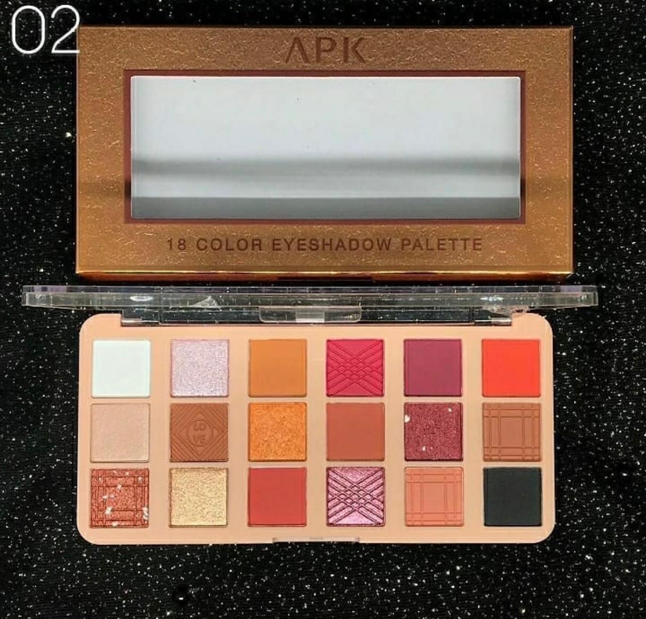 Apk 18 color eyeshadow palette