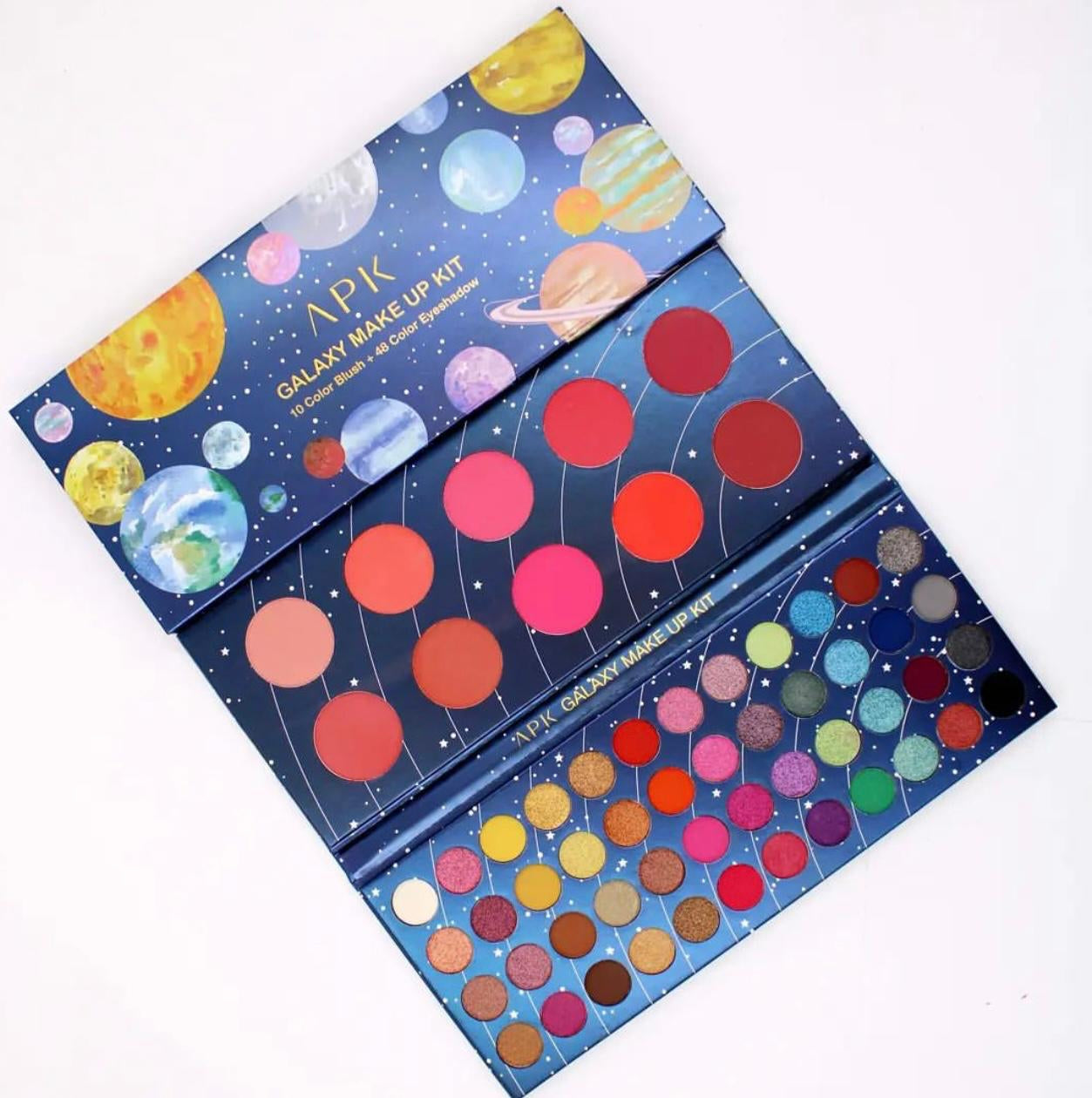 Apk galaxy makeup kit (48+5+5)