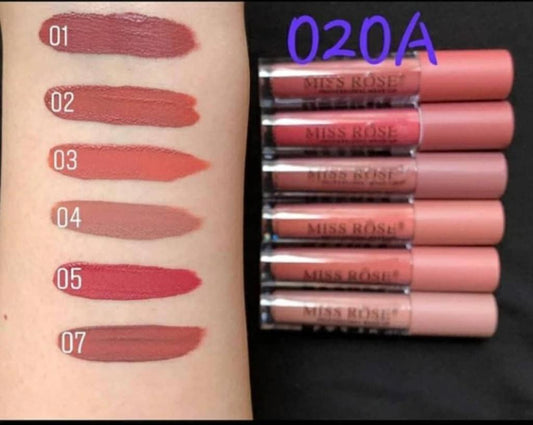 Miss rose lipstick pack of 6