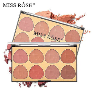 Miss rose 8 color blush palette