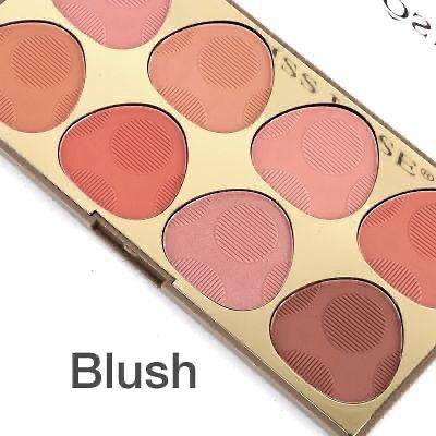 Miss rose 8 color blush palette