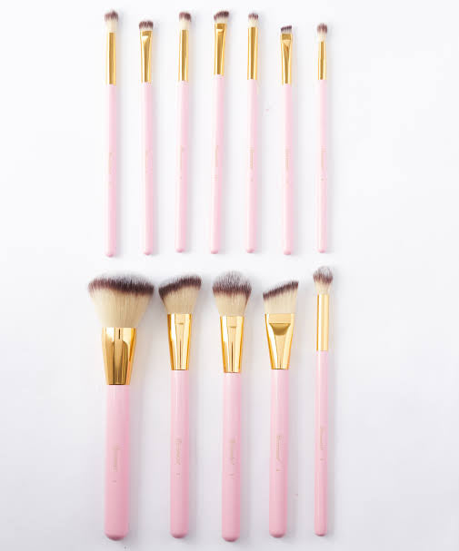 BH COSMETICS STUDDED ELEGANCE 12 PIECE BRUSH SET