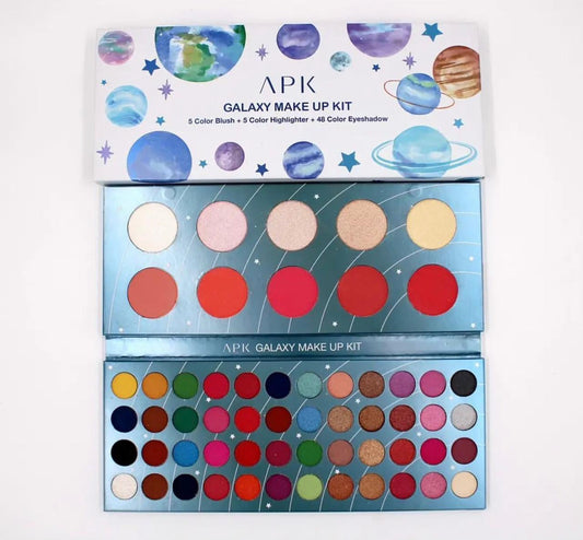 Apk galaxy makeup kit (48+5+5)