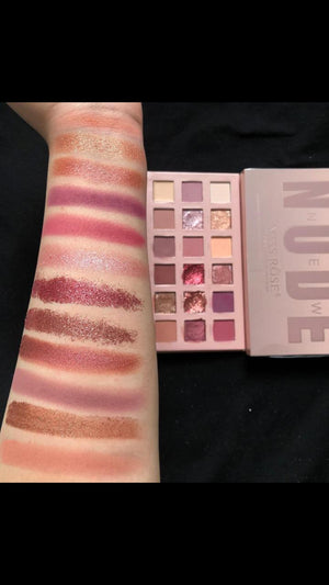 Miss rose nude 18 color eyeshadow palette
